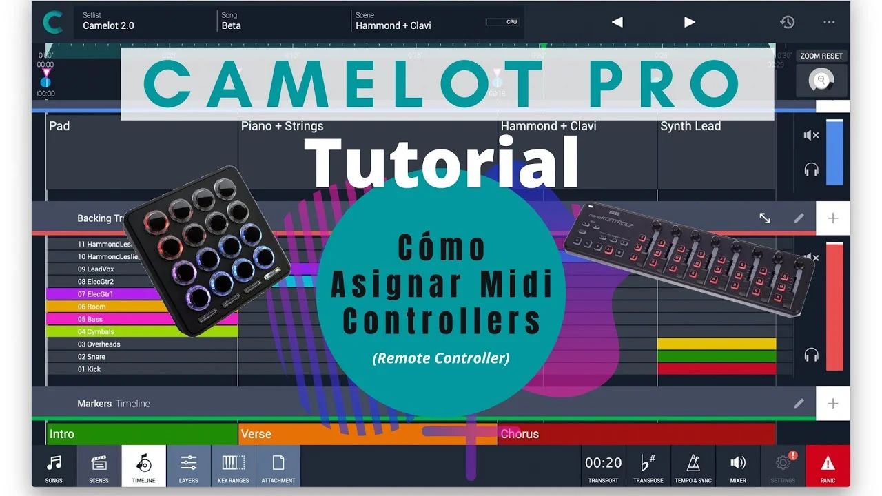 Nuevo Tutorial de Camelot Pro – Asignar un Midi Controller